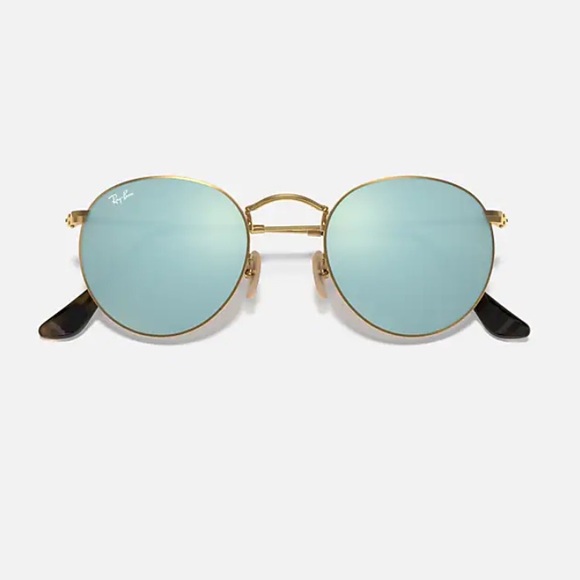 Ray-Ban Round Mirrored Sunglasses - Picture 3 of 5